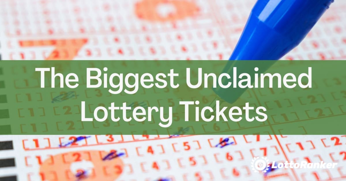 Найбільші незатребувані лотерейні квитки