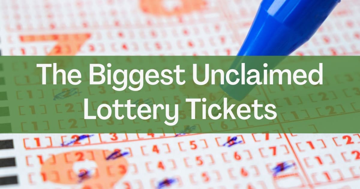 Найбільші незатребувані лотерейні квитки